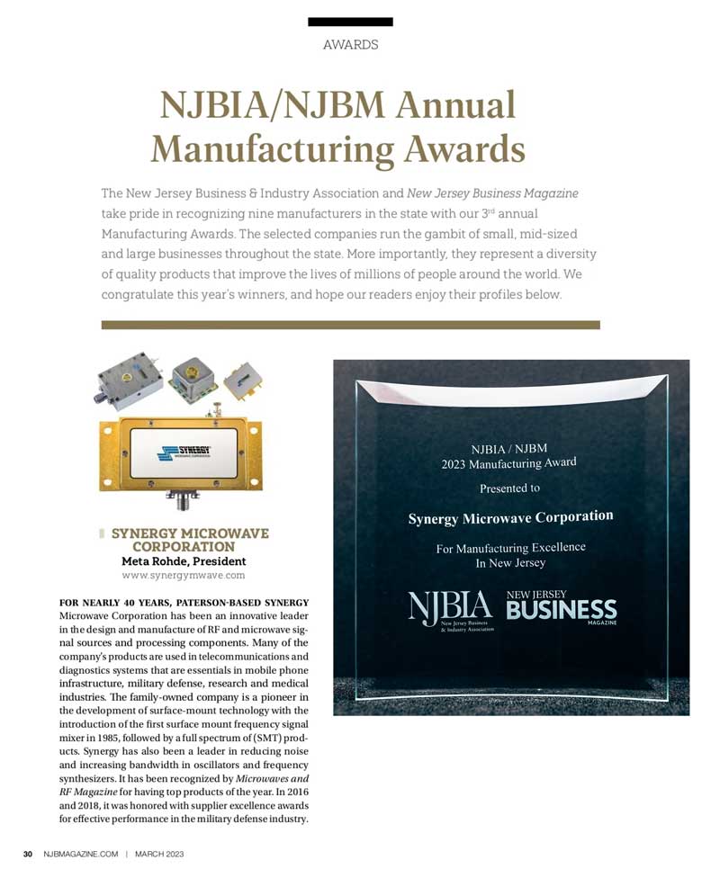 NJBIA / NJBM Award 2023
